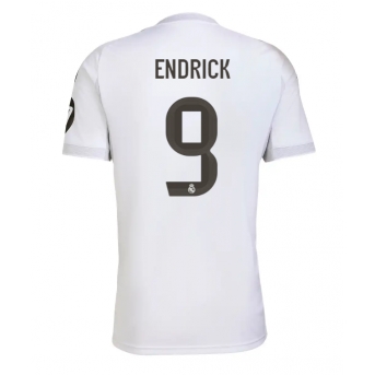 Billige Fotballdrakt Real Madrid Endrick #9 Replika Hjemmedrakt 2025-26 Kortermet